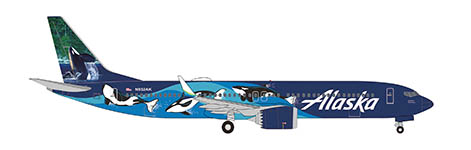 Herpa 536820 - B737 Max 9 Alaska Orca